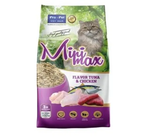 MINIMAX PREMIUM PELLET FOOD FOR CATS 350GR BAG